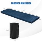 72" Portable Memory Foam Camping Mattress