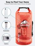 HEETA Waterproof Dry Bag with Phone Case, 5L