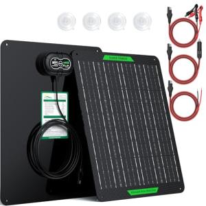 20W Waterproof Solar Battery Charger for RVs and Boats
