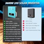 3600W Pure Sine Wave Solar Inverter with MPPT