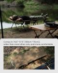 Adjustable ONETIGRIS Camping Cot, Lightweight and Strong