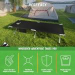 Portable Folding Camping Cot with Steel Frame