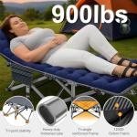 ABORON Extra Wide Heavy-Duty Camping Cot