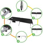 Portable Folding Camping Cot with Steel Frame