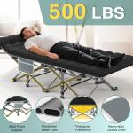 Heavy-Duty Portable Camping Cot for Adults