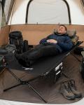 Sportneer Comfort Camping Cot with Side Pockets