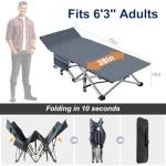 ABORON Extra Wide Heavy-Duty Camping Cot