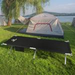 Portable Folding Camping Cot with Steel Frame