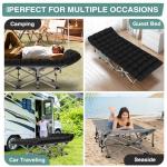 Heavy-Duty Portable Camping Cot for Adults