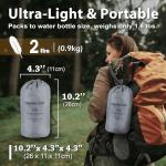 TrekoLOGY Ultra-Light Camping Sleeping Pad, 7.2 R-Value