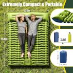Yuzonc Double Self-Inflating Sleeping Pad with Pillow