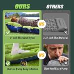 Yuzonc Double Self-Inflating Sleeping Pad with Pillow