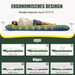 Yuzonc Double Self-Inflating Sleeping Pad with Pillow