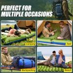 Yuzonc Double Self-Inflating Sleeping Pad with Pillow