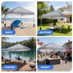 OLIXIS 10x10ft Heavy Duty Pop Up Canopy Tent