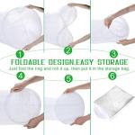 Girls' White Dome Mosquito Net Bed Canopy