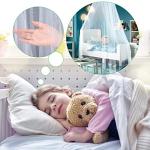 Girls' White Dome Mosquito Net Bed Canopy