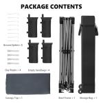 OLIXIS 10x10ft Heavy Duty Pop Up Canopy Tent