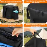 Hisencn Portable 2-Burner Camping Stove Set