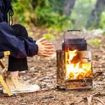 REDCAMP Portable Folding Wood Burning Camp Stove