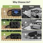 Portable Propane Camp Stove with Adjustable Heat