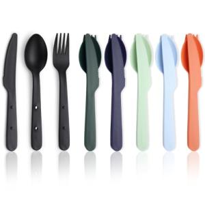 Portable Travel Utensils Set for Camping and Picnics