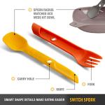 UCO 2-Piece Spork Utensil Set for Camping