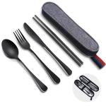 Premium Stainless Steel Travel Utensils Set