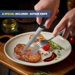 Travel Utensil Set with Case – Portable Cutlery