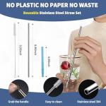 Travel Utensil Set with Case – Portable Cutlery