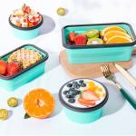 8-Pack Collapsible Silicone Food Storage Containers