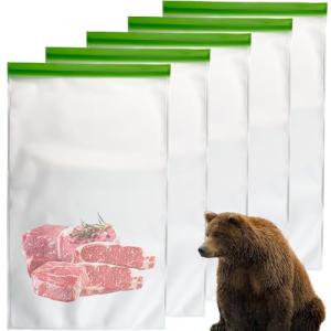 Reusable Odor-Proof Bear Bags for Camping 5-Pack