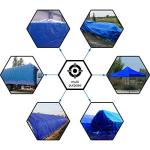 CARTMAN 10x12 Feet Blue Poly Tarp - 5 Mil Thick
