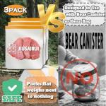 JIUSAIRUI Bear Proof Bags for Backpacking - 3 Pack