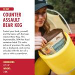 Counter Assault Bear Keg Food Storage - Yellow