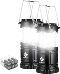 Etekcity Portable LED Camping Lantern Flashlight Set