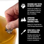 Counter Assault Bear Keg Food Storage - Yellow