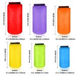 6-Piece Waterproof Dry Bag Set for Outdoor Adventure