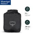 Osprey 3L Ultralight Waterproof Dry Sack, Black