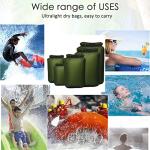 5 Pack Waterproof Dry Bags for Camping and Kayaking