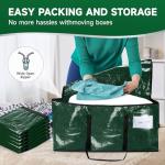 8-Pack Heavy Duty Green Moving Bags with Zippers