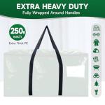 8-Pack Heavy Duty Green Moving Bags with Zippers