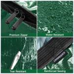 8-Pack Heavy Duty Green Moving Bags with Zippers