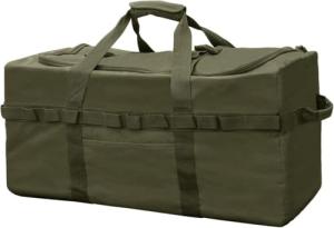 Army Green Tactical Duffle Bag for Camping