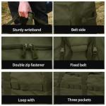 Army Green Tactical Duffle Bag for Camping