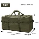 Army Green Tactical Duffle Bag for Camping