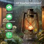 Yinfidee Retro LED Lantern with Dancing Flame