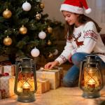 Yinfidee Retro LED Lantern with Dancing Flame