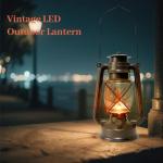 Yinfidee Retro LED Lantern with Dancing Flame