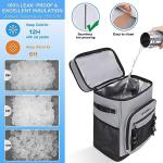 Large Insulated Waterproof Cooler Backpack, 30L